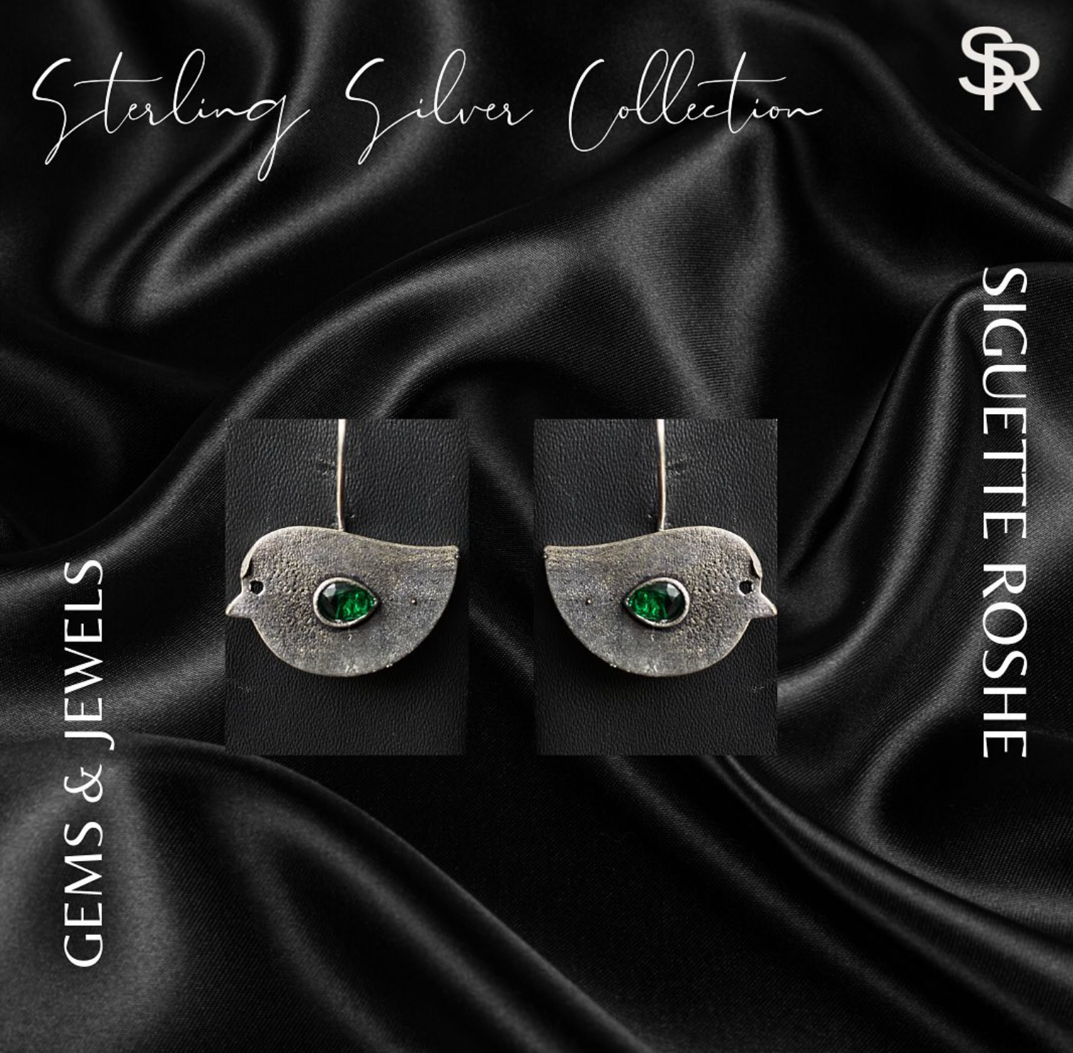 Lil Birdie Sterling Silver Earrings – Minimal Design