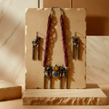 Maharani Regal Oxidised Statement Necklace Mala With Matching Earrings