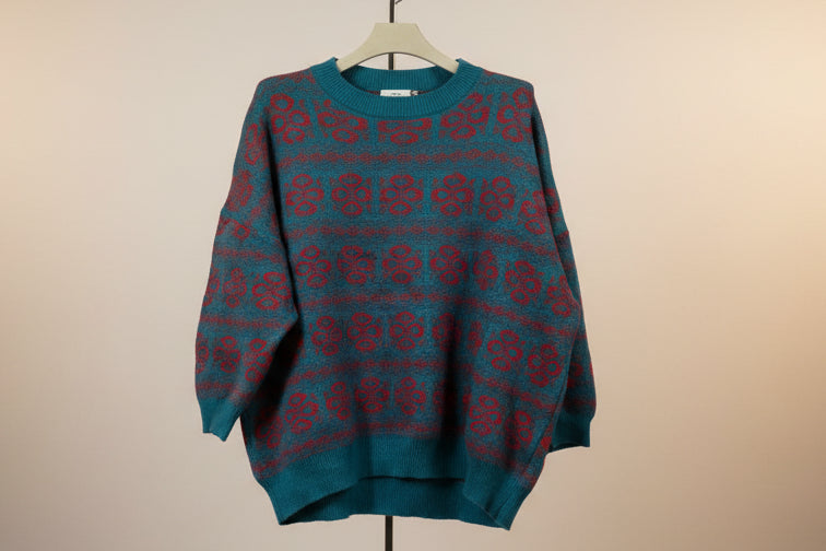 Cobalt Blue Crewneck Sweater