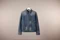 Polo Acid Wash Denim Jacket With Intricate Embroidery