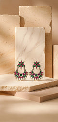 Sunheri Chandbalis with Pearls