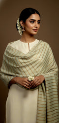 Barf Pure Cashmere Wool Shawl with Zari