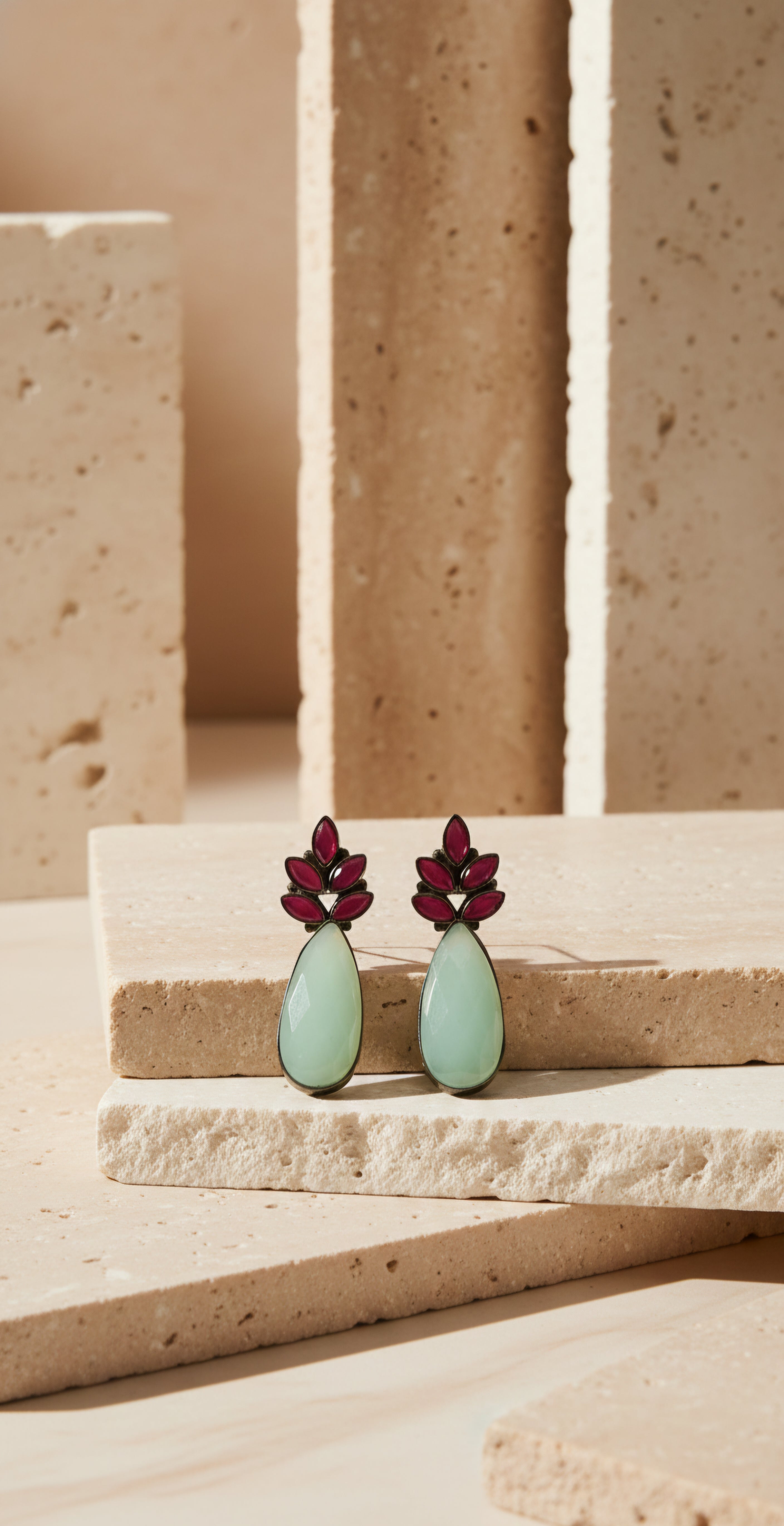 Iha Statement Dropdown Earrings