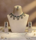 Zivah Oxidised Necklace Set With Mangtika and Earrings