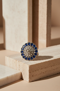 Meher Oxidised Statement Ring