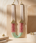 Gaïa Statement Pearls Mala With Kundan and Matching Studs