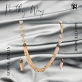 Milky Way Pearls Necklace With Matching Earrings