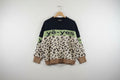White Leopard Fusion Sweater