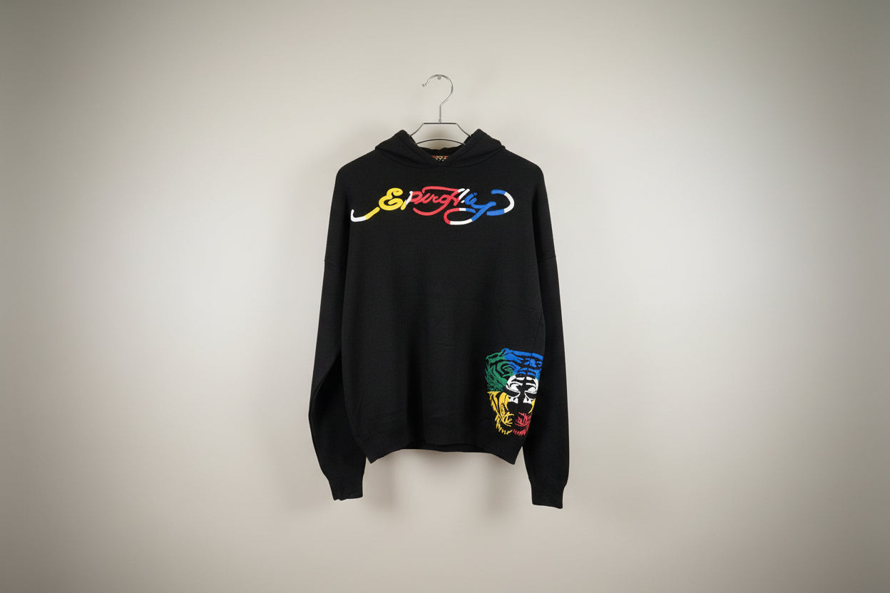 Tiger Monogram Black Sweatshirt