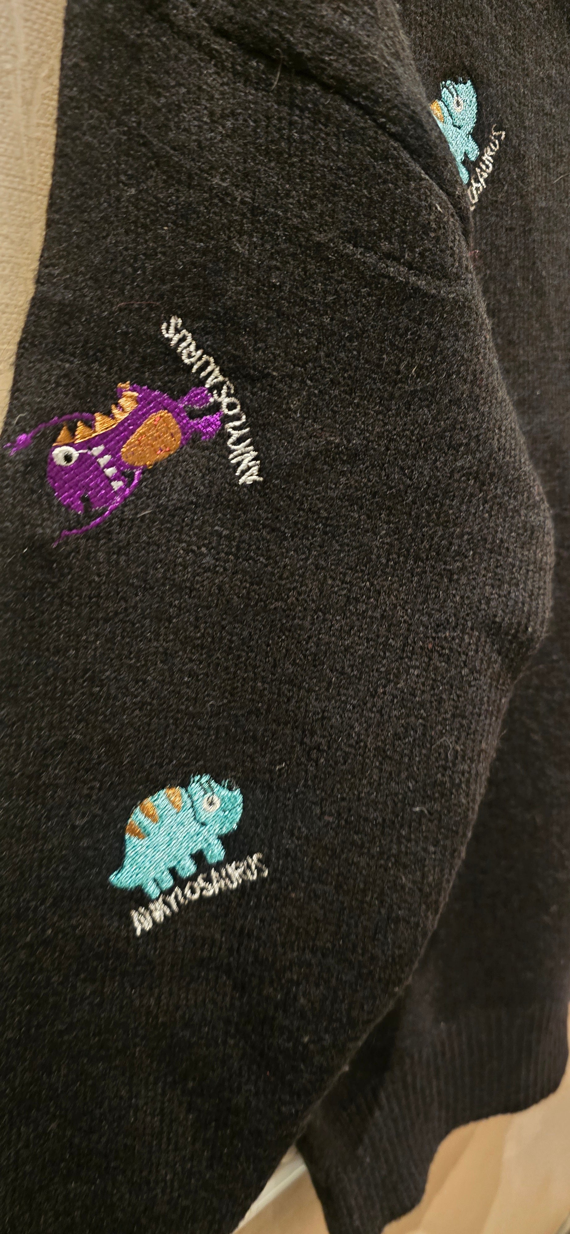 Jurassic Park Black Crewneck Sweater