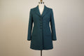 Pine Green Buttoned Down Blazer With Pockets