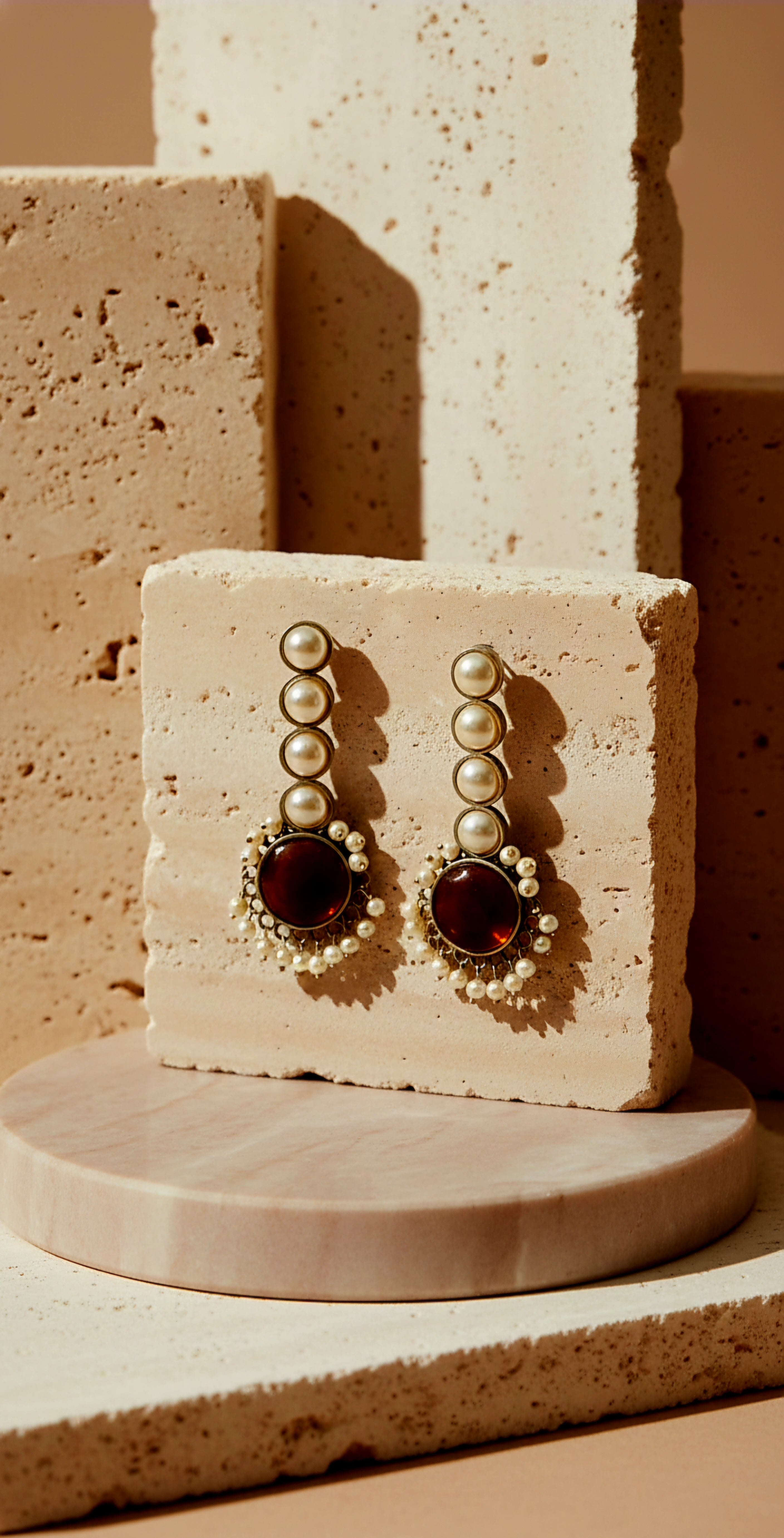 Moti Statement Earrings