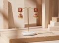 Peony Kundan Jhumkas